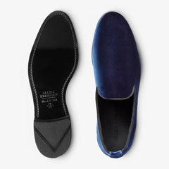 Robinson Smoking Slip-on Loafer Navy Velvet