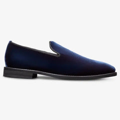 Robinson Smoking Slip-on Loafer Navy Velvet