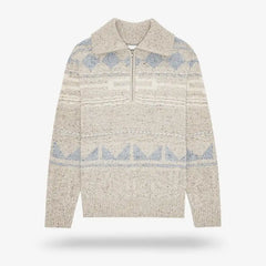 NN07 William Half-zip Sweater Tan