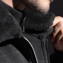 Bugatchi Full-zip Bomber Jacket Black