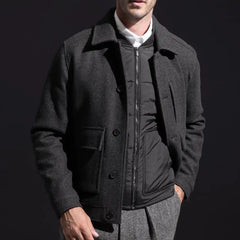 Bugatchi Wool Blouson Black