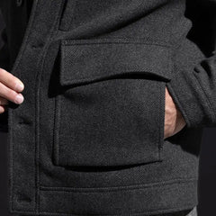 Bugatchi Wool Blouson Black