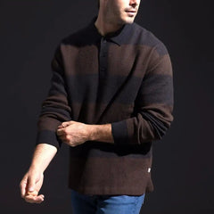 NN07 Rugby Polo Sweater Black