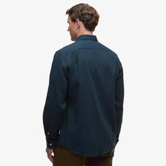 Barbour Tamish Regular Herringbone Shirt Navy