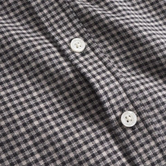 Les Deux Konrad Check Flannel Shirt Black And White