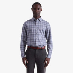 Bugatchi Ooohcotton® Jules Long-sleeve Shirt Grey