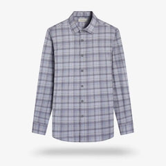 Bugatchi Ooohcotton® Jules Long-sleeve Shirt Grey