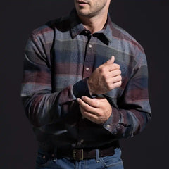 Barbour Copswell Relaxed Checked Shirt Navy
