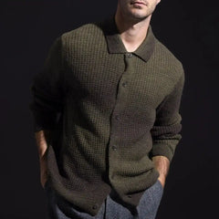 NN07 Thor Cardigan Olive Green