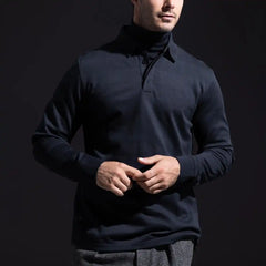 Barbour Waketown Tailored Long-sleeve Polo Shirt Navy