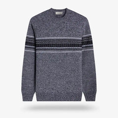 Bugatchi Crewneck Long-sleeve Sweater Grey