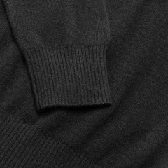 Cashmere Quarter-zip Sweater Black