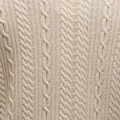 Barbour Lowfen Cable-knit Crewneck Sweater Stone