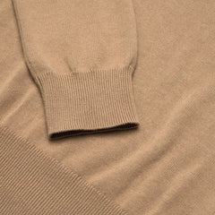 Long Sleeve Knit Shirt Camel