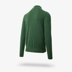 Cashmere Quarter-zip Sweater Green