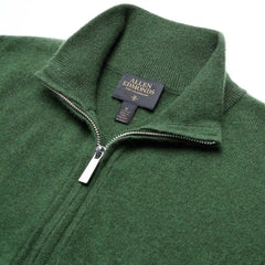 Cashmere Quarter-zip Sweater Green