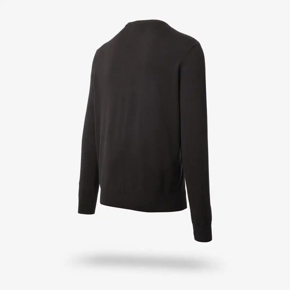 Long Sleeve Knit Shirt Bitter Chocolate