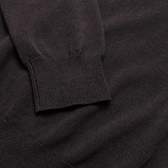 Long Sleeve Knit Shirt Bitter Chocolate