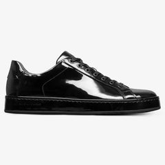Barnes Lace-up Sneaker Black Patent Leather