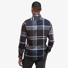 Barbour Dunoon Tailored Tartan Shirt Midnight Oak Tartan