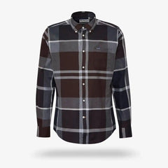 Barbour Dunoon Tailored Tartan Shirt Midnight Oak Tartan