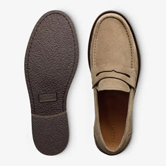 Sorrento Penny Loafer Tobacco Suede