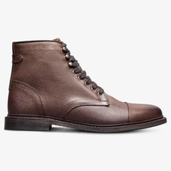 Landon Cap-Toe Boot Brown Leather