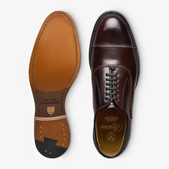 Manhattan Reserve Cap-toe Oxford Dress Shoe Burgundy Cordovan Leather