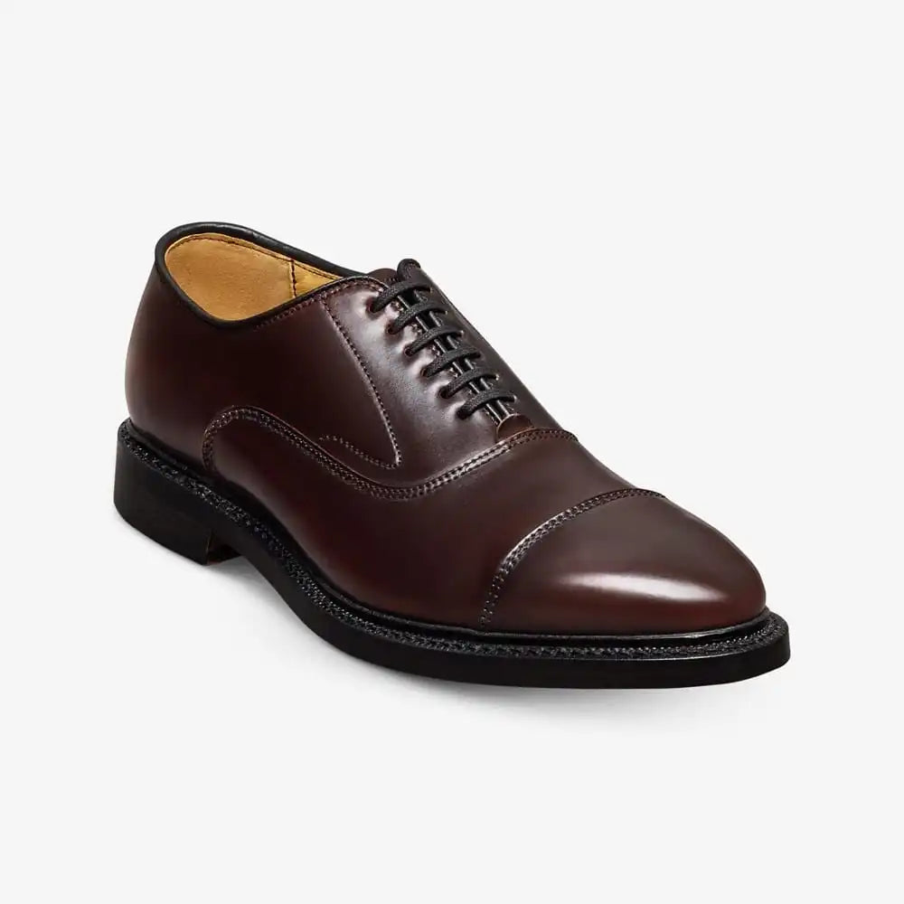 Manhattan Reserve Cap-toe Oxford Dress Shoe Burgundy Cordovan Leather