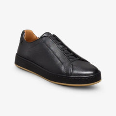 Banks Court Slip-on Stretch-lace Sneaker Black Leather