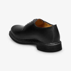 Rowan Reserve Plain-toe Derby Dress Shoe Black Polished Calf Leather