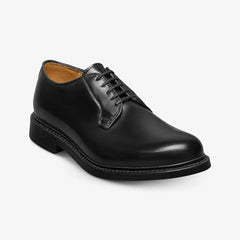 Rowan Reserve Plain-toe Derby Dress Shoe Black Polished Calf Leather
