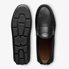 Apex Driving Loafer Black Leather