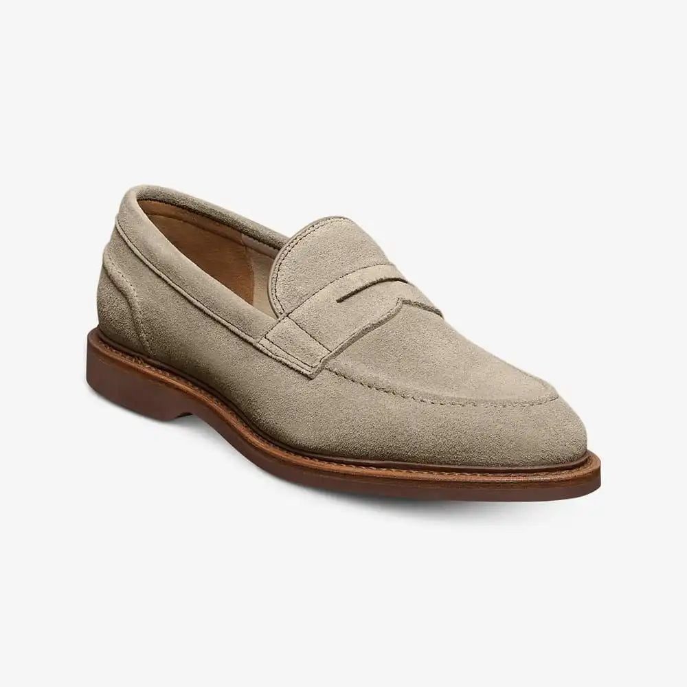Randolph Verse Penny Loafer Vapor Grey Suede