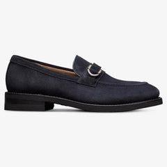 Rollins Buckle Loafer Navy Suede