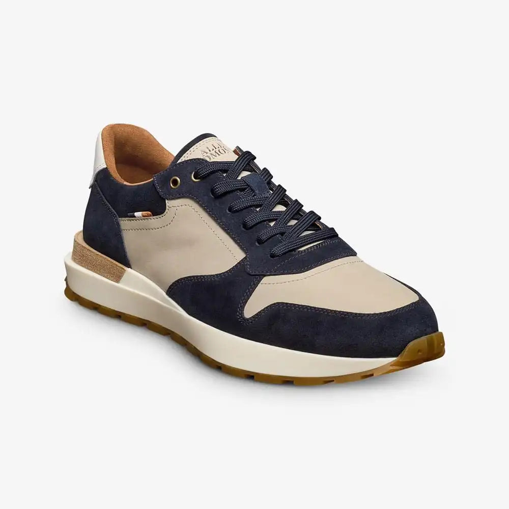 Lionel Lace-up Sneaker Navy Suede