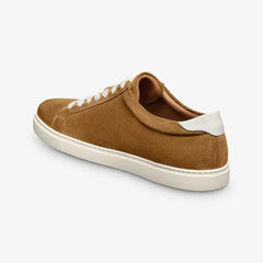 Courtside Lace-up Sneaker Fawn Tan Suede