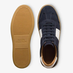 Ludlow Slip-on Stretch-lace Sneaker Navy Suede