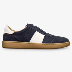 Ludlow Slip-on Stretch-lace Sneaker Navy Suede