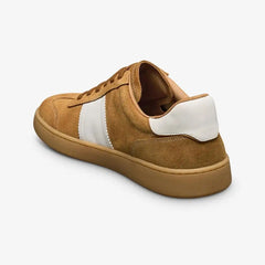 Ludlow Slip-on Stretch-lace Sneaker Fawn Tan Suede