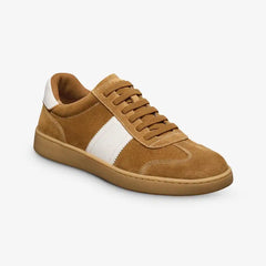 Ludlow Slip-on Stretch-lace Sneaker Fawn Tan Suede
