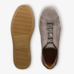 Banks Court Slip-on Stretch-lace Sneaker Vapor Grey Suede