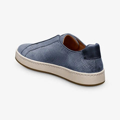 Banks Court Slip-on Stretch-lace Sneaker Denim Printed Suede
