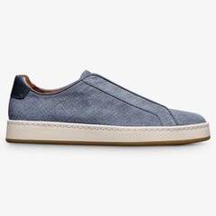 Banks Court Slip-on Stretch-lace Sneaker Denim Printed Suede