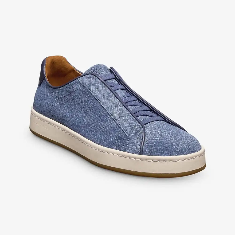 Banks Court Slip-on Stretch-lace Sneaker Denim Printed Suede
