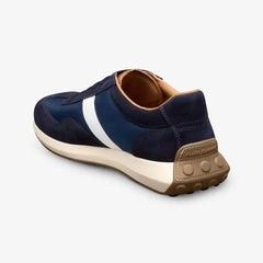 Luka Slip-on Stretch-lace Sneaker Navy Nylon & Suede
