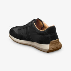Luka Slip-on Stretch-lace Sneaker Black Nylon & Leather
