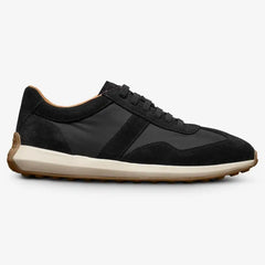 Luka Slip-on Stretch-lace Sneaker Black Nylon & Leather