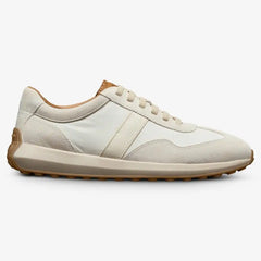 Luka Slip-on Stretch-lace Sneaker White Nylon & Suede