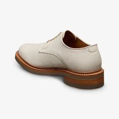 Amesbury Plain-toe Derby Dress Shoe Off White Leather